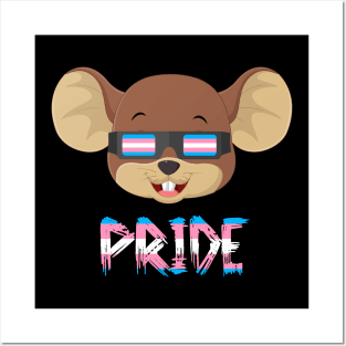 Mouse Transgender Flag Lgbt Posters and Art